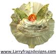 Vintage - spun glass angel tree topper